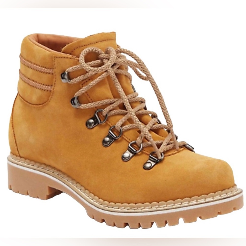 La Montelliana 1965 Alce Womens Suede Lace Up Hiking Ankle Boots Women’s Size 10